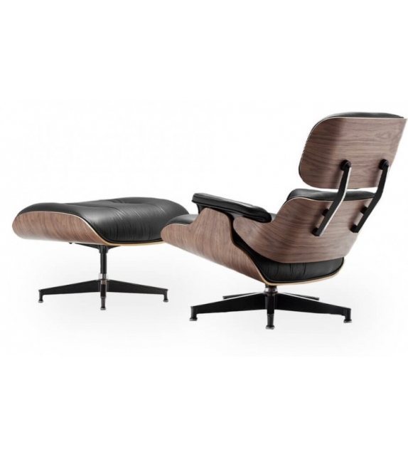 Ready for shipping - Lounge Chair & Ottoman Walnut Version Vitra