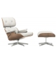 Pronta consegna - White Version Lounge Chair & Ottoman Vitra