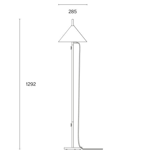 Nendo w132f Wastberg Lampadaire