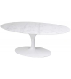 Saarinen Table Basse Oval De Marbre Knoll