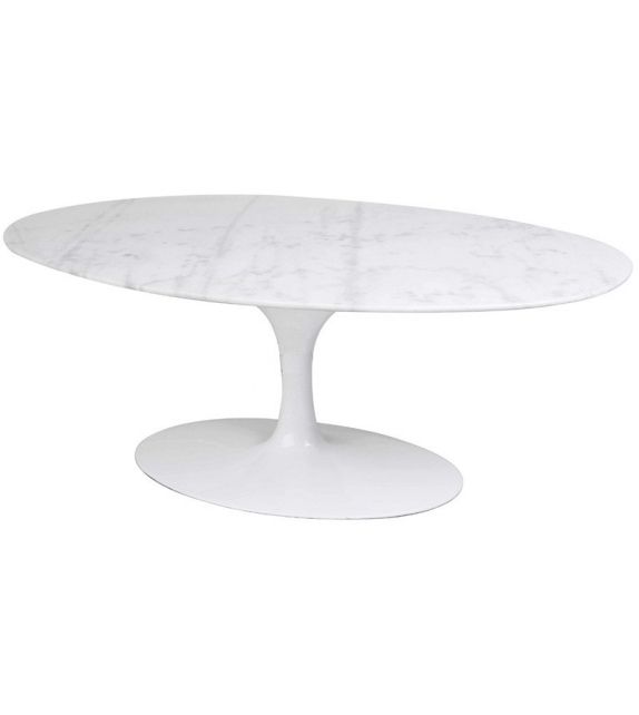 Saarinen Table Basse Oval De Marbre Knoll