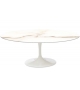 Saarinen Oval Couchtisch aus Marmor Knoll