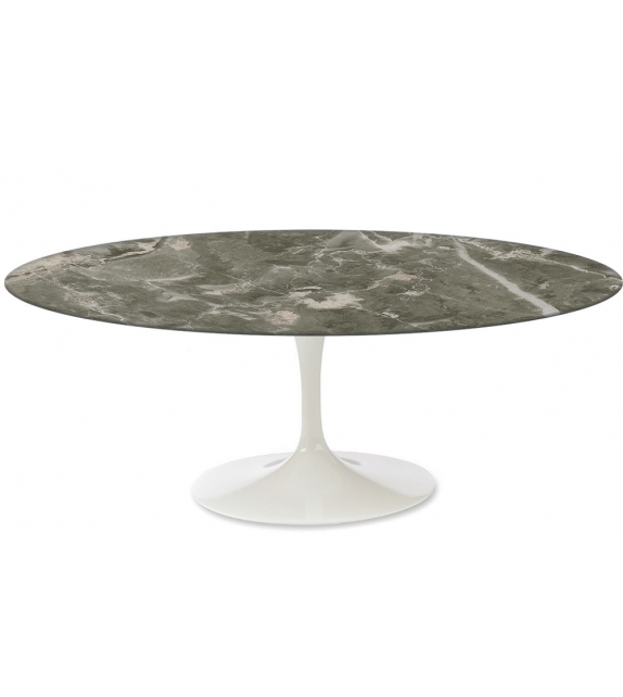 Saarinen Table Basse Oval De Marbre Knoll