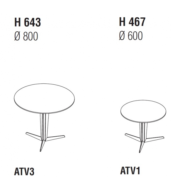 Attico Molteni & C  Table Basse