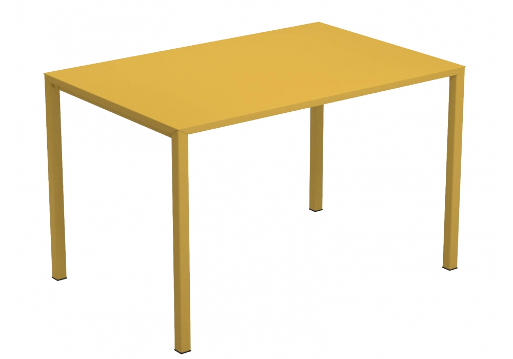 Table carrée 90x90 STAR de Emu, Marron d'Inde