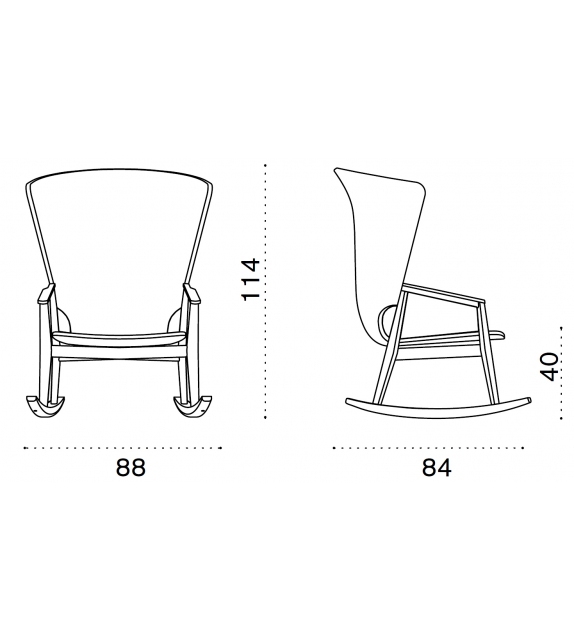 Knit Ethimo Rocking Chair