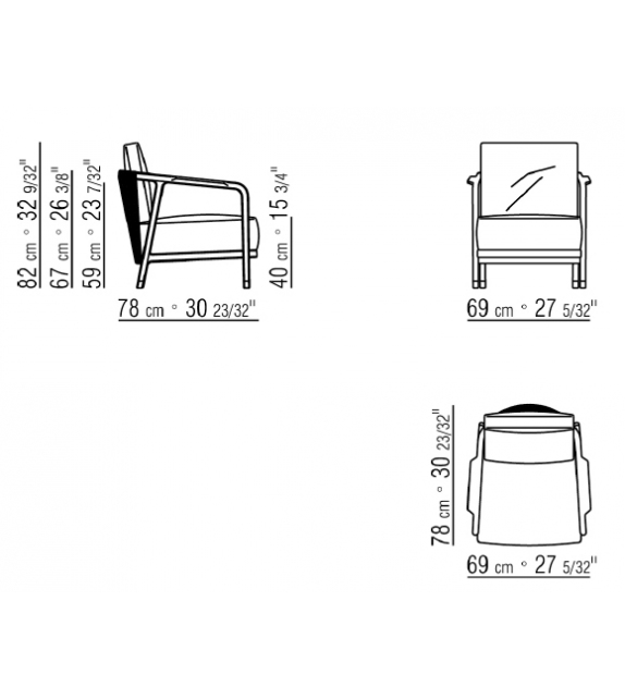 Crono Outdoor Flexform Butaca