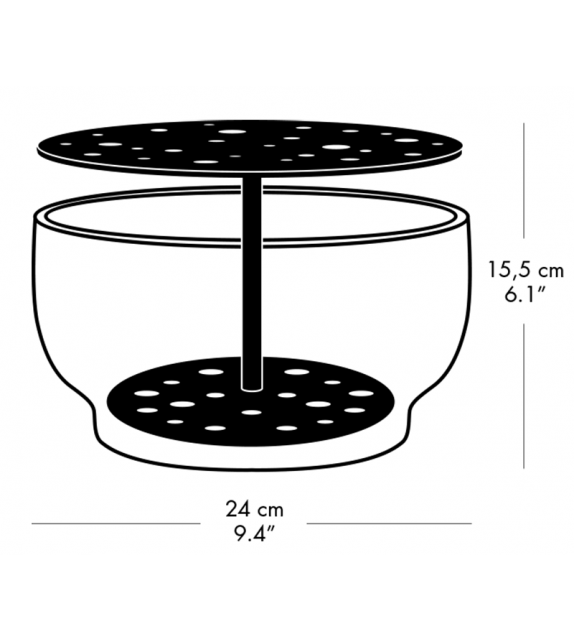 Prêt pour l'expédition - Fritz Hansen Ikebana Vase