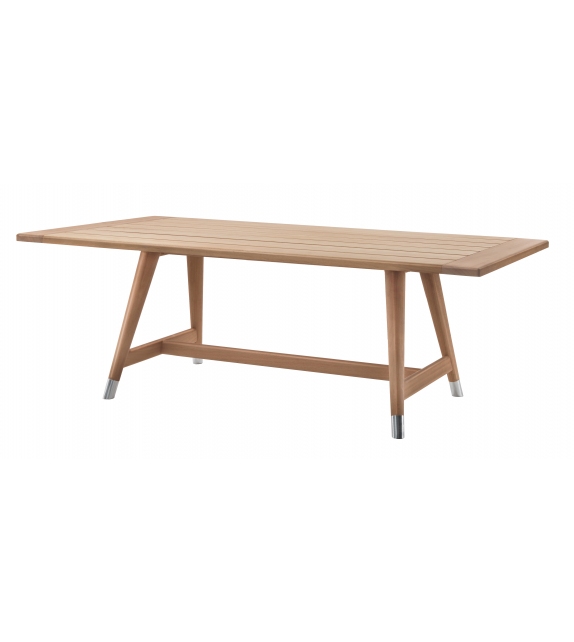 Desco Outdoor Flexform Table avec Plateau en Bois