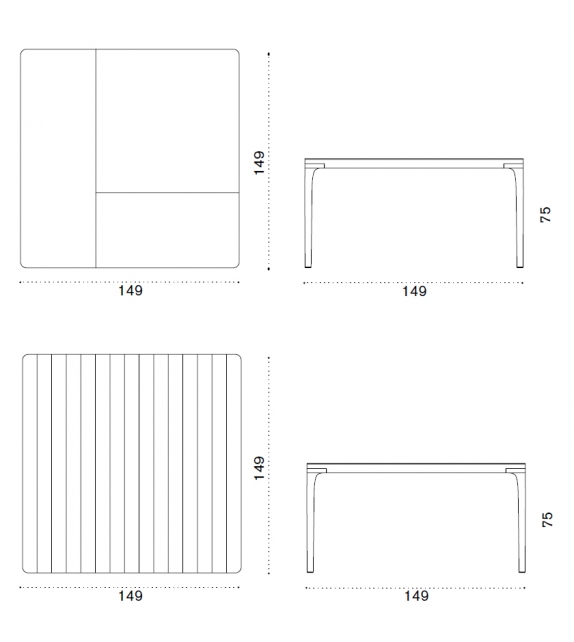 Play Square Ethimo Table