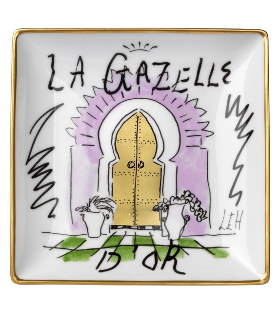 La Gazelle D'Or Ginori 1735 Vide Poche Plateau