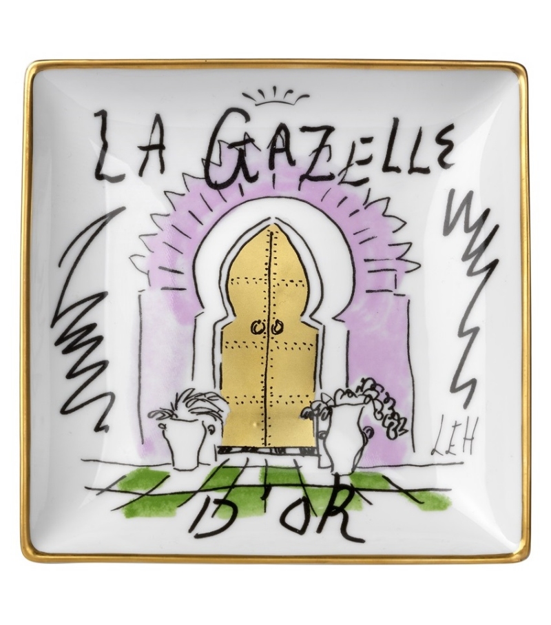 La Gazelle D'Or Ginori 1735 Piatto Svuotatasche