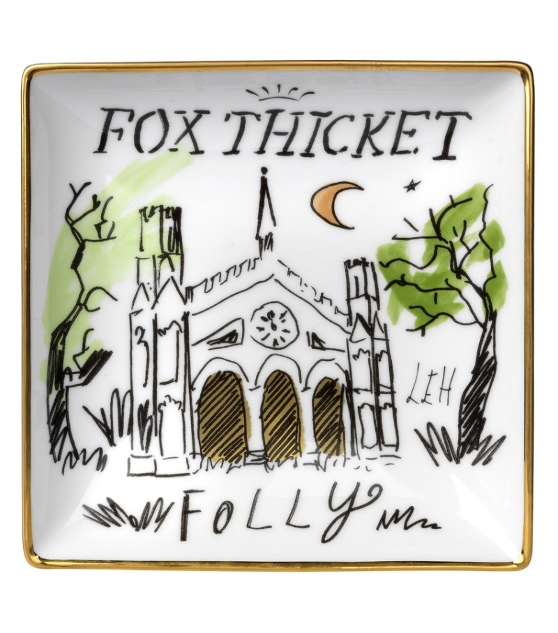 Fox Thicket Folly Ginori 1735 Piatto Svuotatasche