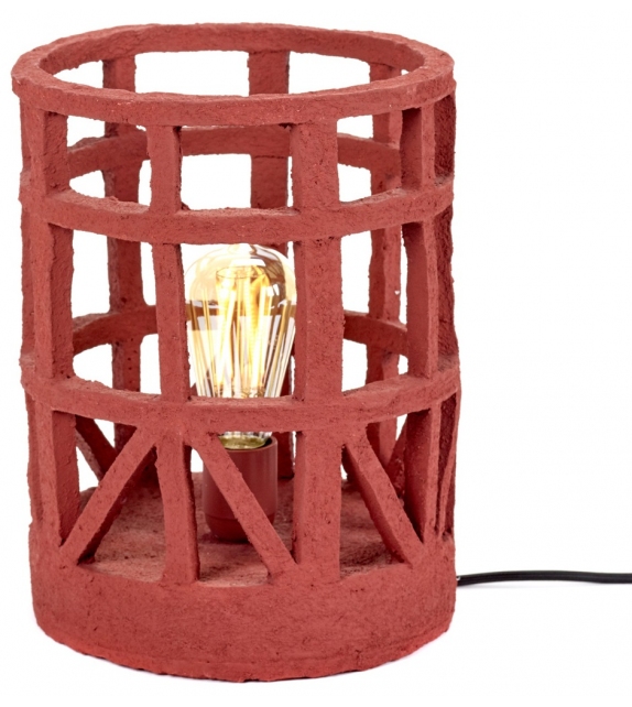 Ready for shipping - Papier Mache Rouge S Serax Table Lamp