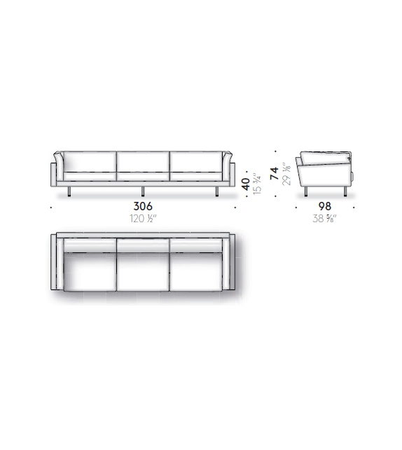 Sofa Square 16 DePadova