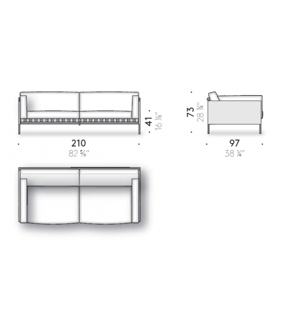 Etiquette Outdoor DePadova Sofa