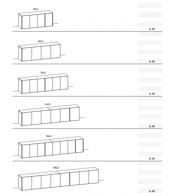 Dress Code Olivieri Modulares Sideboard