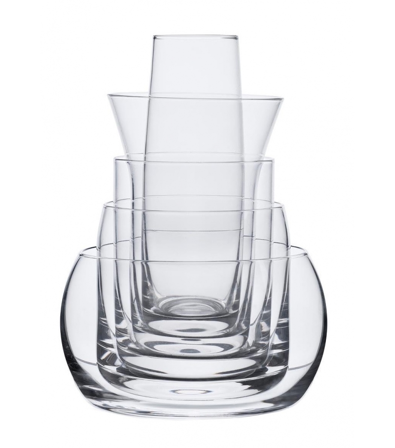 5-in-1 Karakter Drinking Glass Set