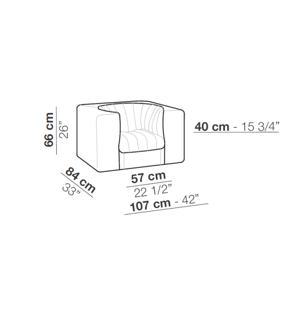 9000 Arflex Armchair