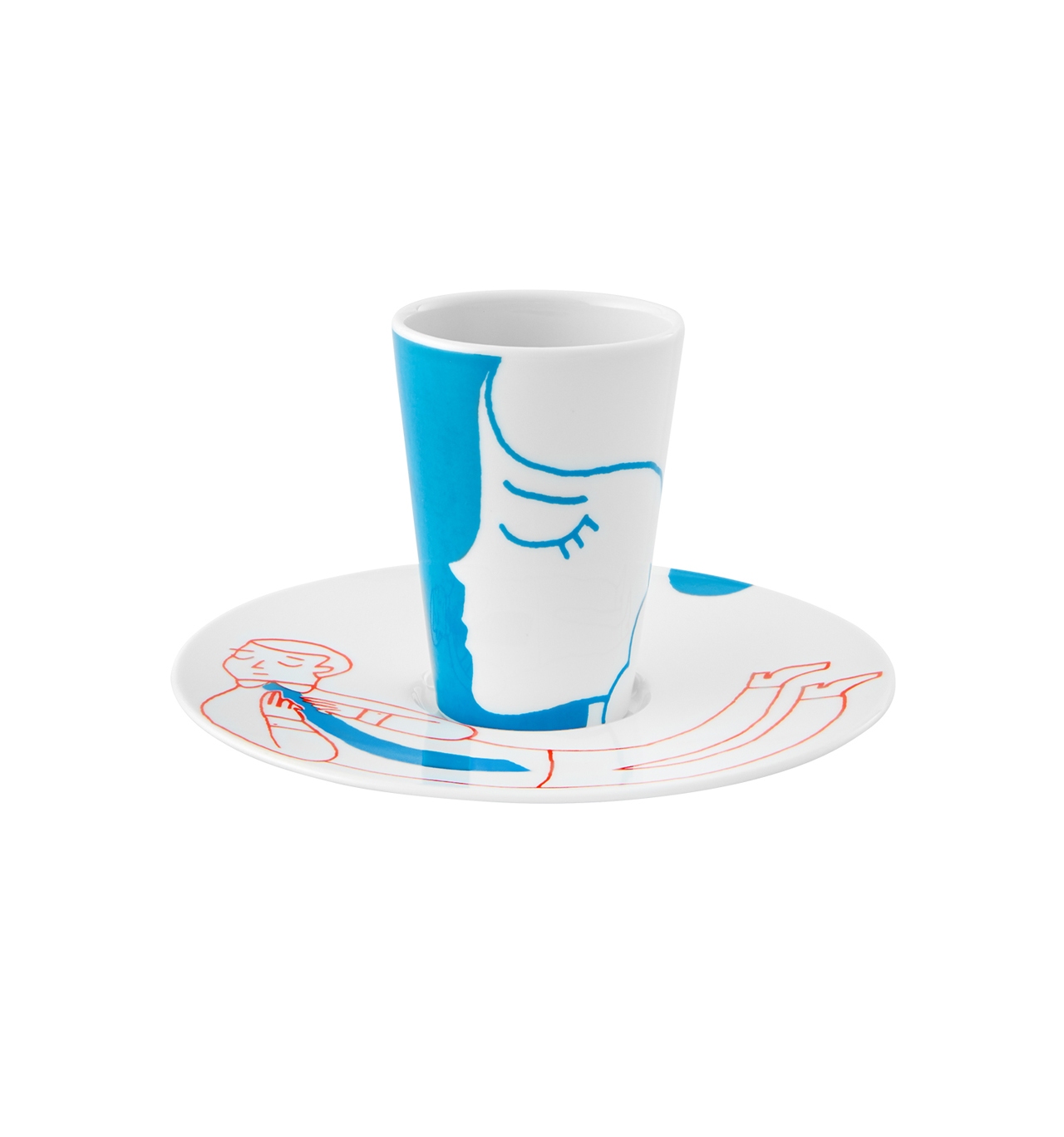 Bode Inspiratório Vista Alegre Coffee Cup with Saucer XI - Milia Shop