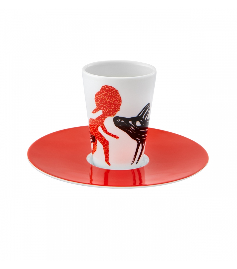 Bode Inspiratório Vista Alegre Coffee Cup with Saucer XVII