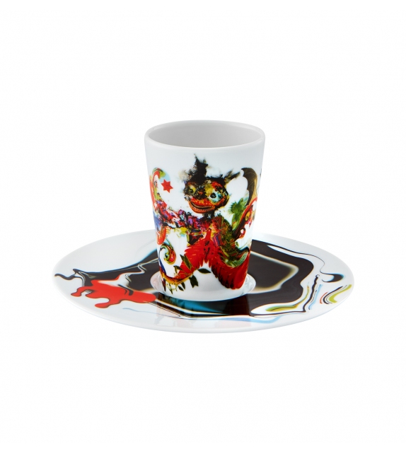 Bode Inspiratório Vista Alegre Coffee Cup with Saucer XXX