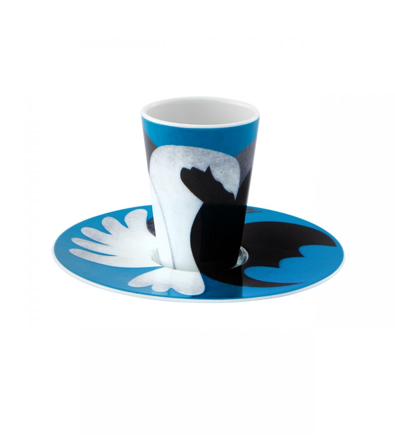 Bode Inspiratório Vista Alegre Coffee Cup with Saucer XXX