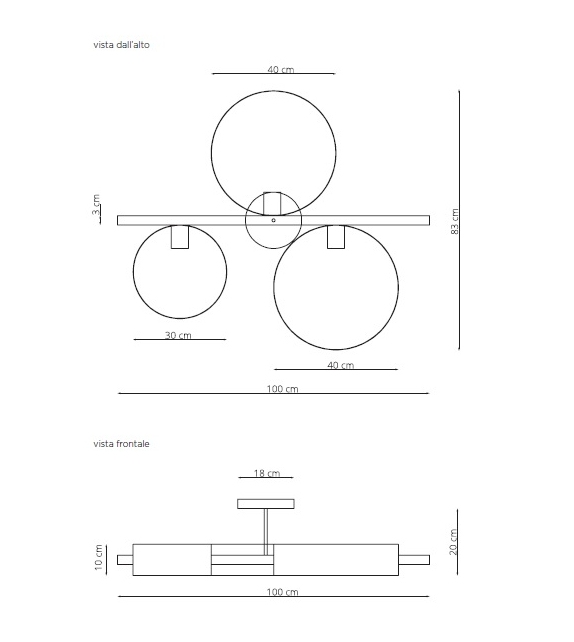 Led Loop P Riflessi Ceiling Lamp