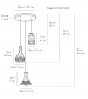 Decanterlight Chandelier 5 Tier Lee Broom Lampada a Sospensione