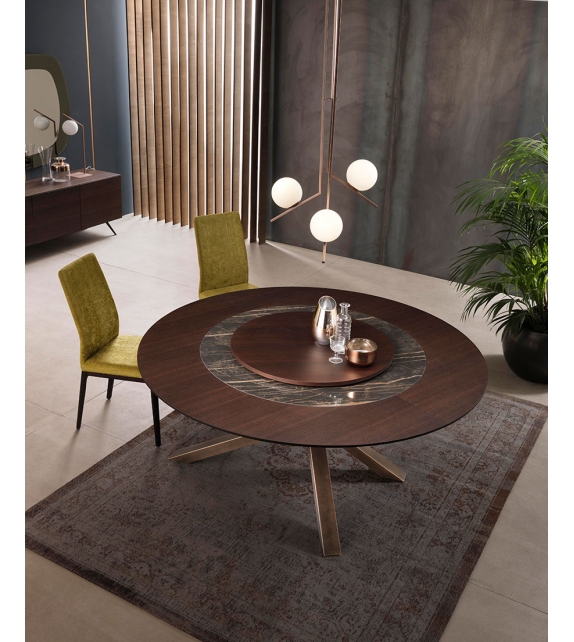 Shangai Bois-Céramique Table Riflessi