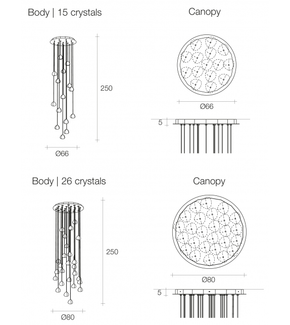 Mizu Circular Terzani Lampada a Sospensione