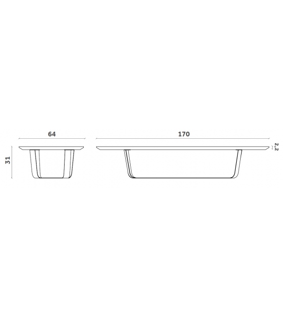 Bino Wood Miniforms Coffee Table