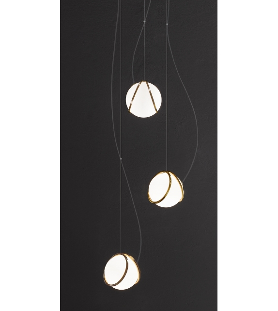 Pug 3 Light Terzani Pendant Lamp