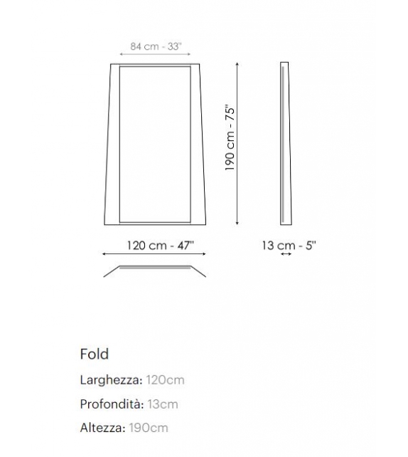 Fold Bonaldo Miroir