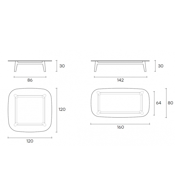 Magma Fiam Table Basse