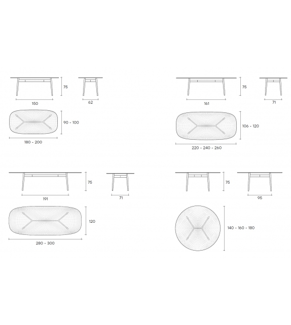 Coral Beach Fiam Table