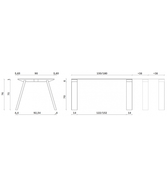 Artù Miniforms Table