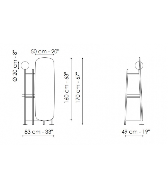 Salomé Bonaldo Valet Stand