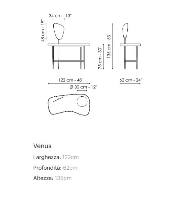 Venus Bonaldo Dressing Table