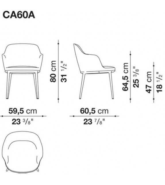 Pronta consegna - Caratos Maxalto Poltroncina con Schienale Alto