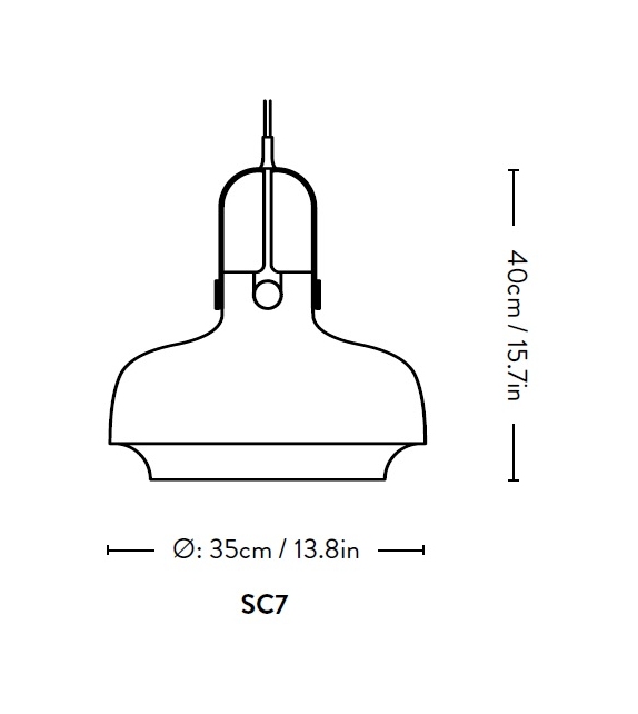 Ready for shipping - Copenhagen &Tradition Pendant Lamp