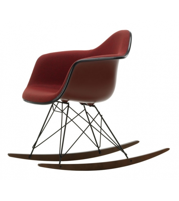 Eames Plastic Armchair RAR Fauteuil à Bascule avec coussin Vitra