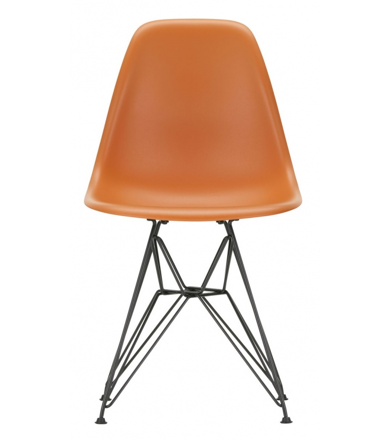 Vitra - Eames Plastic Side Chair DSR with seat cushion
