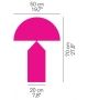 Prêt pour l'expédition - Atollo 233 Oluce Lampe de Table