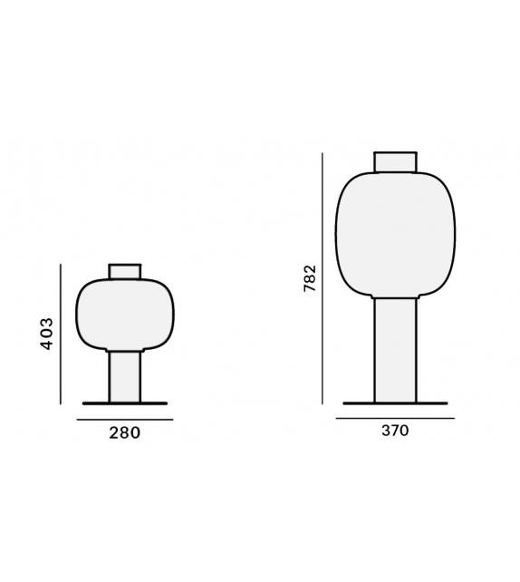 Bonbori Outdoor Brokis Lampe de Table