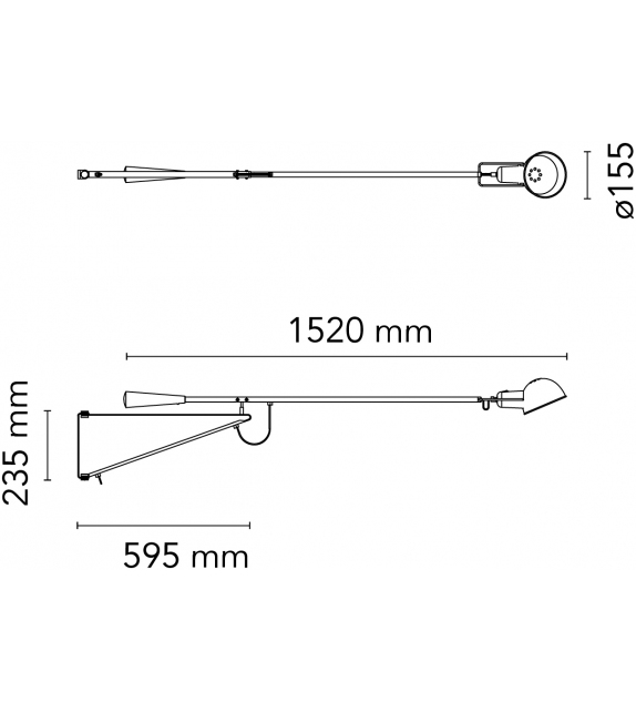 265 Flos Lampada da Parete