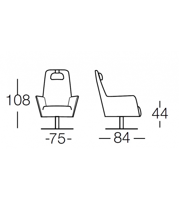 Valentina Dema Fauteuil Pivotant