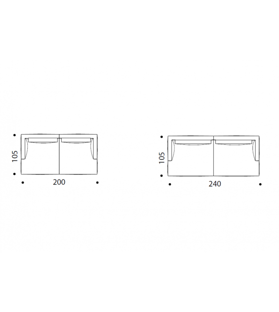 Sofa Mod Driade