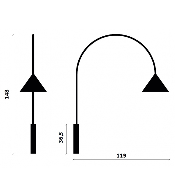 Ozz Miniforms Wall Lamp