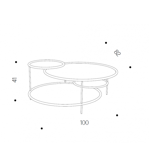 Sangaku Driade Coffee Table